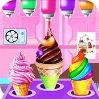 स्वादिष्ट वफ़ल आइसक्रीम खेल का स्क्रीनशॉट