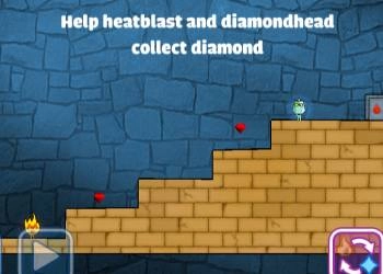 Приключенията На Диаманта И Пожарникаря екранна снимка на играта