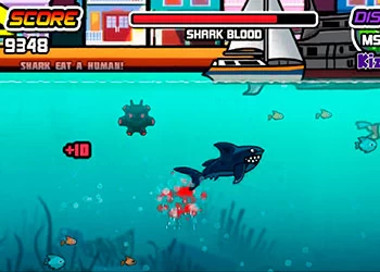 Angry Shark Online ойын скриншоты