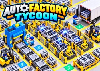 Auto Factory Tycoon game screenshot