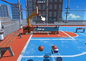 Vida de Basquete 3D captura de tela do jogo