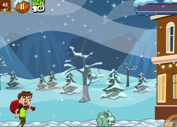Ben 10: The Christmas Run pamje nga ekrani i lojës