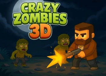 Hullud Zombid 3D mängu ekraanipilt