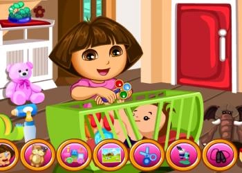 Dora Baby Caring Slacking game screenshot