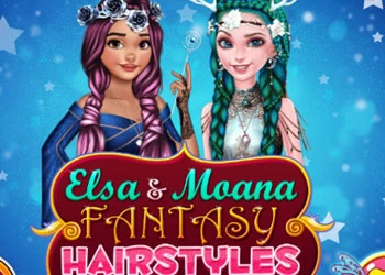 Elsa Ja Moana Fantaasia Soengud mängu ekraanipilt