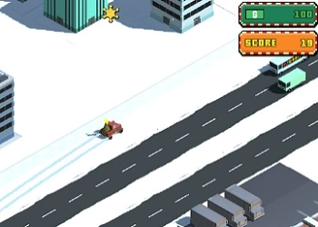 Escape Road Winter game screenshot