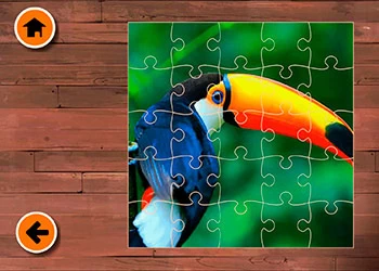Exotic Animals Jigsaw játék képernyőképe