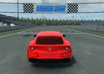 Dirigindo na Pista da Ferrari 3D captura de tela do jogo