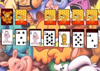 Solitaire Garfield captură de ecran a jocului