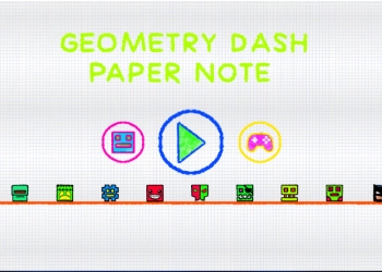 Geometry Dash Paper Huomautus pelin kuvakaappaus
