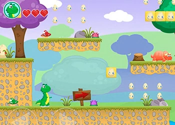 Kiçik Dino Macərası oyun ekran görüntüsü