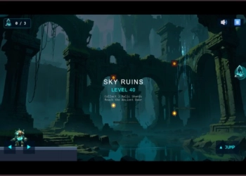 Lumen Ruin Runner game screenshot