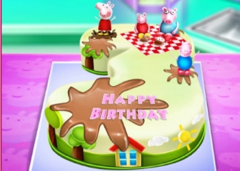 ペッパピッグ バースデーケーキ クッキング ゲームのスクリーンショット