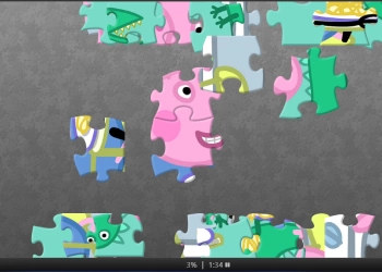 Peppa Pig: George – Puzzle snímek obrazovky hry