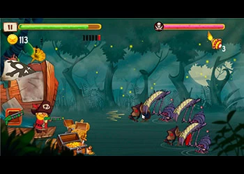 Πειρατές Εναντίον Ζόμπι στιγμιότυπο οθόνης παιχνιδιού