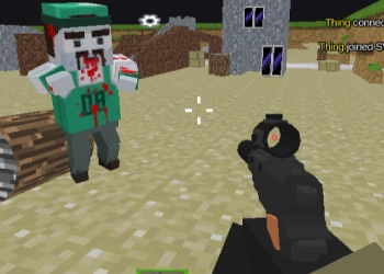 Pixel Wars Apocalypse Zombie скрыншот гульні