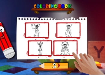 Libro Da Colorare Poppy Playtime screenshot del gioco