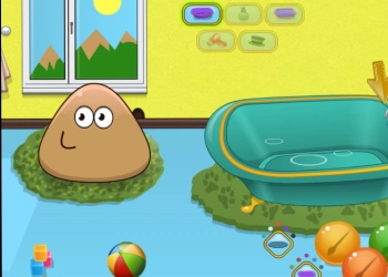 Pou Babybaden schermafbeelding van het spel