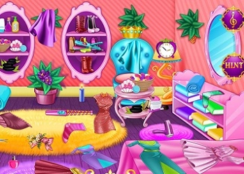 Princess Messy Room game screenshot