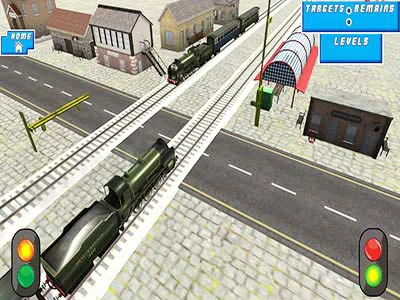Hra Railroad Crossing Mania snímek obrazovky hry