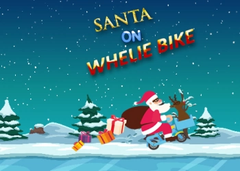 Santa On Wheelie Հեծանիվ խաղի սքրինշոթ