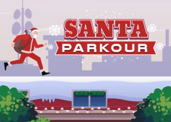 Santa Parkour snímek obrazovky hry