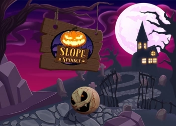 Slope Spooky game screenshot