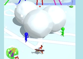 Course De Neige : Coureur De Noël capture d'écran du jeu