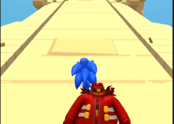Sonic Subway Super Grabă captură de ecran a jocului