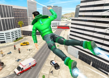 Spider Rope Hero City Fight game screenshot