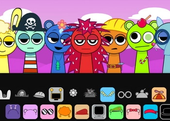 Sprunki X Happy Tree Friends Spiel-Screenshot