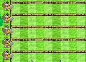 Eekhoorns Versus Zombies schermafbeelding van het spel