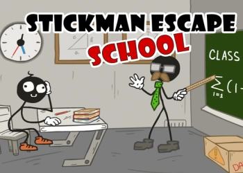 Stickmani Põgenemiskool mängu ekraanipilt