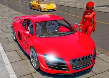 Super Auto Extreem Autorijden schermafbeelding van het spel