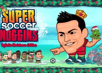 Super Soccer Noggins - Phiên Bản Giáng Sinh ảnh chụp màn hình trò chơi