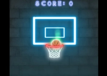 Swipe Basketball Neon game screenshot