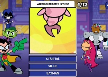 Teen Titans Go: Il Quiz Dei Ritratti Ravvicinati screenshot del gioco