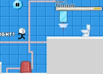 Trollface: Toilet Run pamje nga ekrani i lojës