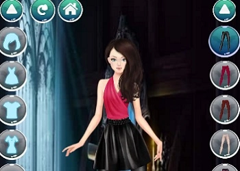 Wednesday Dress Up Adames game screenshot