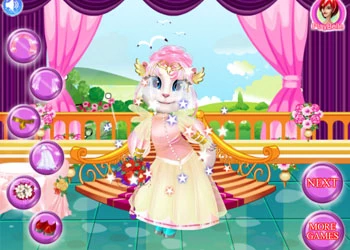 Concurso De Novia De Gatitos Blancos captura de pantalla del juego